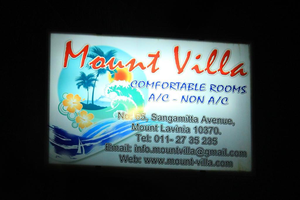 Mount Villa Dehiwala-Mount Lavinia Esterno foto